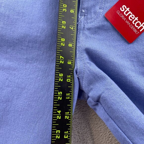 NWT Gloria Vanderbilt Womens Jeans Size 69 Stretch Straight Leg Purple Casual - Picture 6 of 16